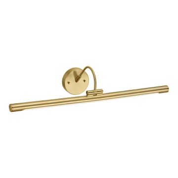 1 Light Large LED Picture Light - Brushed Brass