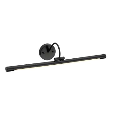 1 Light Large LED Picture Light - Black