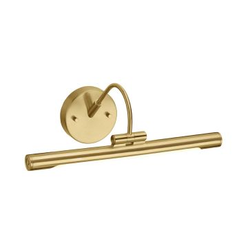 1 Light Small LED Picture Light - Brushed Brass