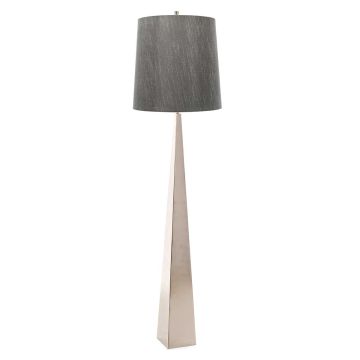 1 Light Floor Lamp - Polished Nickel - Polished Nickel