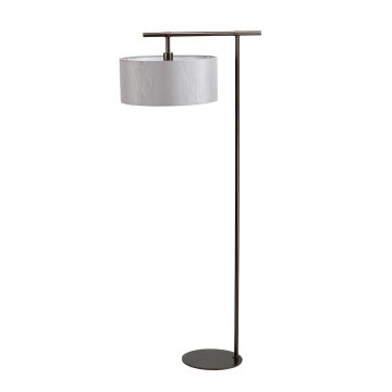 1 Light Floor Lamp - Dark Brown - Dark Brown