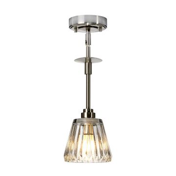 1 Light Pendant - Brushed Nickel