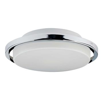 1 Light Flush - Polished Chrome