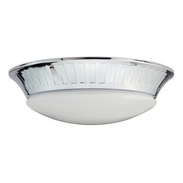 1 Light Flush - Polished Chrome