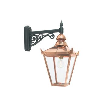 1 Light Down Wall Lantern - Copper