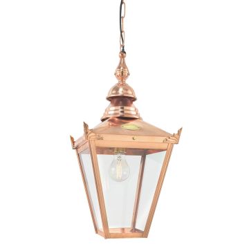 1 Light Chain Lantern - Copper