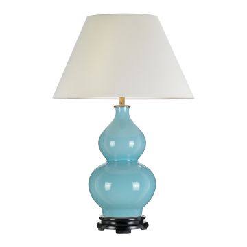 1 Light Gourd Table Lamp - Duck Egg Blue