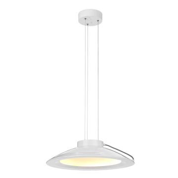 1 Light Large LED Pendant - White