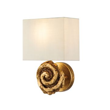 1 Light Large Wall Light - Gold Leaf