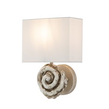 1 Light Large Wall Light - Bone White