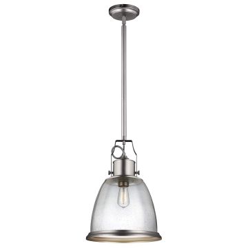 1 Light Large Pendant Satin Nickel - Satin Nickel