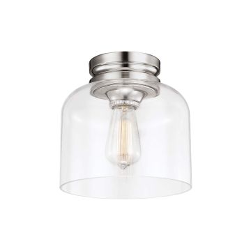 1 Light Flush - Polished Nickel