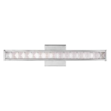 1 Light LED Wall Light - Polished Chrome