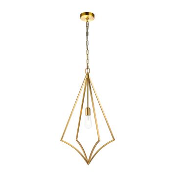 1 Light Large Pendant - Burnished Brass