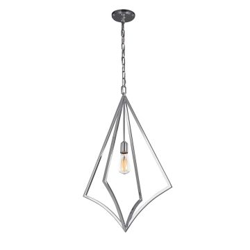 1 Light Large Pendant - Polished Chrome