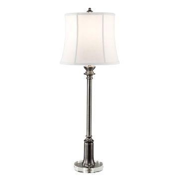 1 Light Buffet Lamp - Antique Nickel