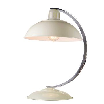 1 Light Desk Lamp - Cream