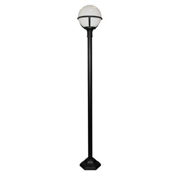 1 Light Lamp Post - Textured Black