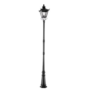 1 Light Lamp Post - Textured Black