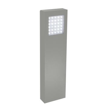 Mini Bollard Light Double Sided - Matt Silver