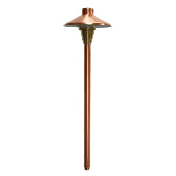 Round Pagoda Light Raw Copper & Brass - Raw Copper & Brass