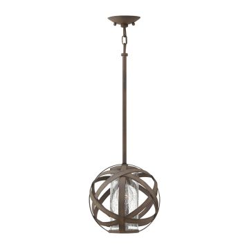 1 Light Outdoor Pendant - Vintage Iron