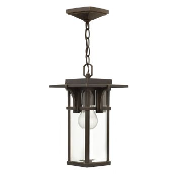 1 Light Chain Lantern - Dark Brown