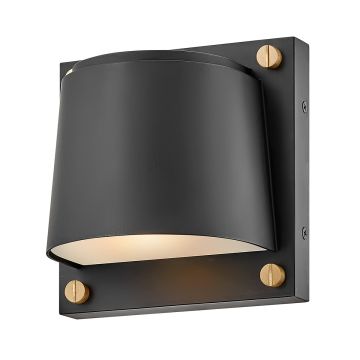 1 Light Small Wall Light - Textured Black