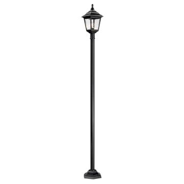 1 Light Lamp Post - Textured Black