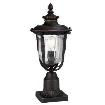 1 Light Medium Pedestal - Oil Rubbed Bronze