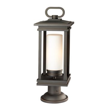 1 Light Large Pedestal - Oil Rubbed Bronze