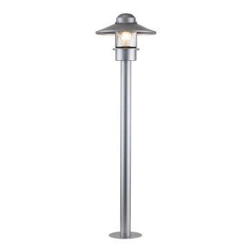 1 Light Bollard - Silver