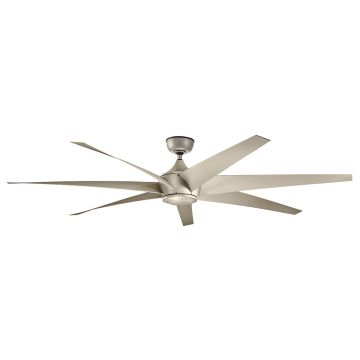 80in / 203cm Fan - Antique Satin Silver