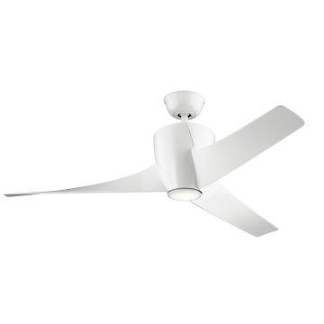 56in / 142cm Fan - White