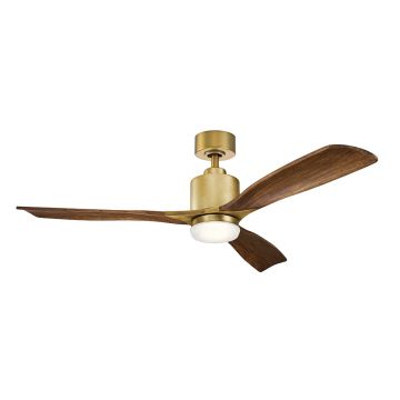 52in / 132cm Fan - Natural Brass