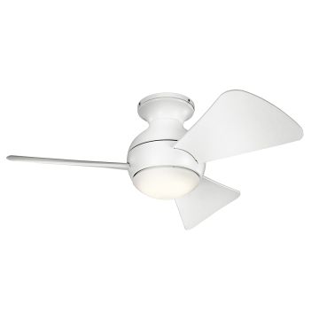 34in / 86cm Fan - Matte White