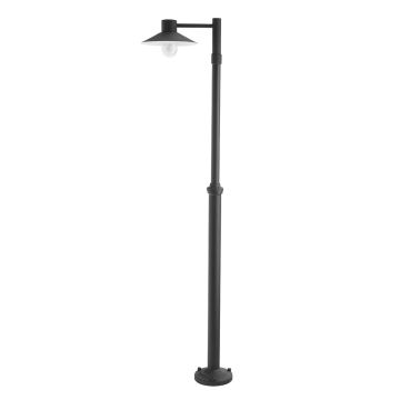 1 Light Lamp Post - Textured Black