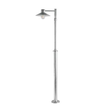 1 Light Lamp Post - Galvanised