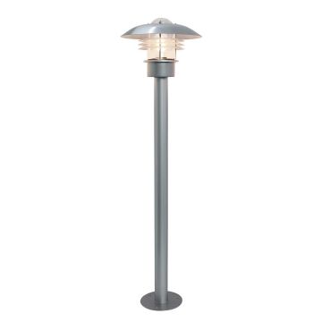 1 Light Bollard - Silver