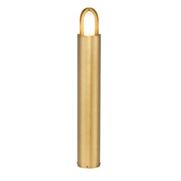 1 Light Bollard - Brushed Brass