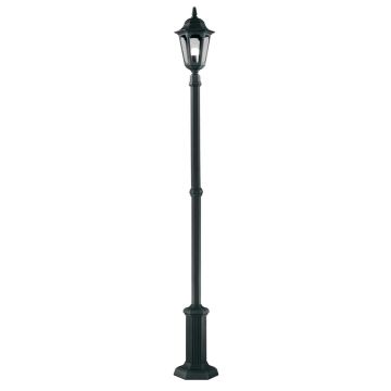 1 Light Lamp Post - Textured Black