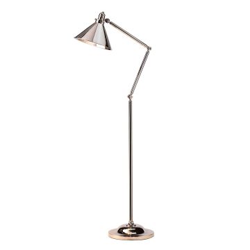 1 Light Floor Lamp - Polished Nickel