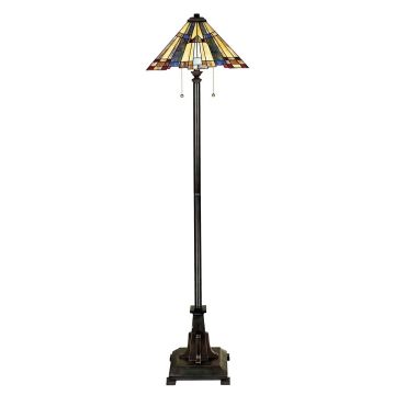 2 Light Floor Lamp - Vintage Bronze