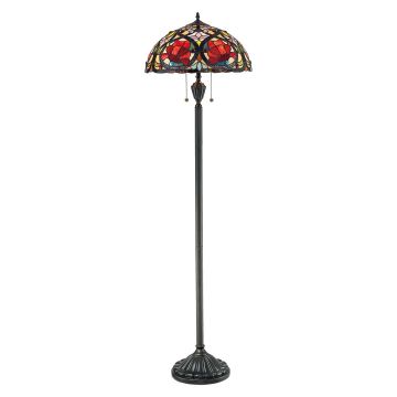 2 Light Floor Lamp - Grey Bronze