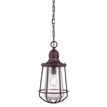 1 Light Large Chain Lantern - Dark Brown