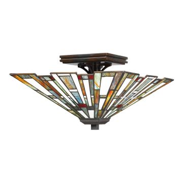 2 Light Flush - Vintage Bronze