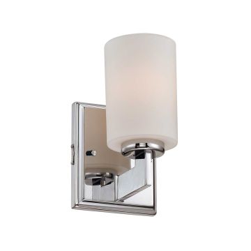 1 Light Small Wall Light - Polished Chrome