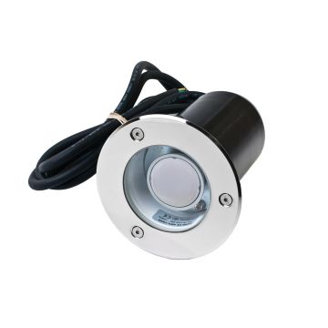 1 Light Round Inground Light - Stainless Steel