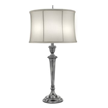 1 Light Table Lamp - Antique Nickel - Antique Nickel