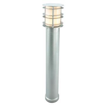 1 Light Large Bollard - Galvanised